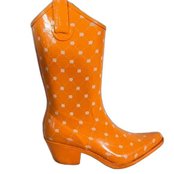 Chic Orange Women's Winter & Rain Boots - Picture 5 of 12